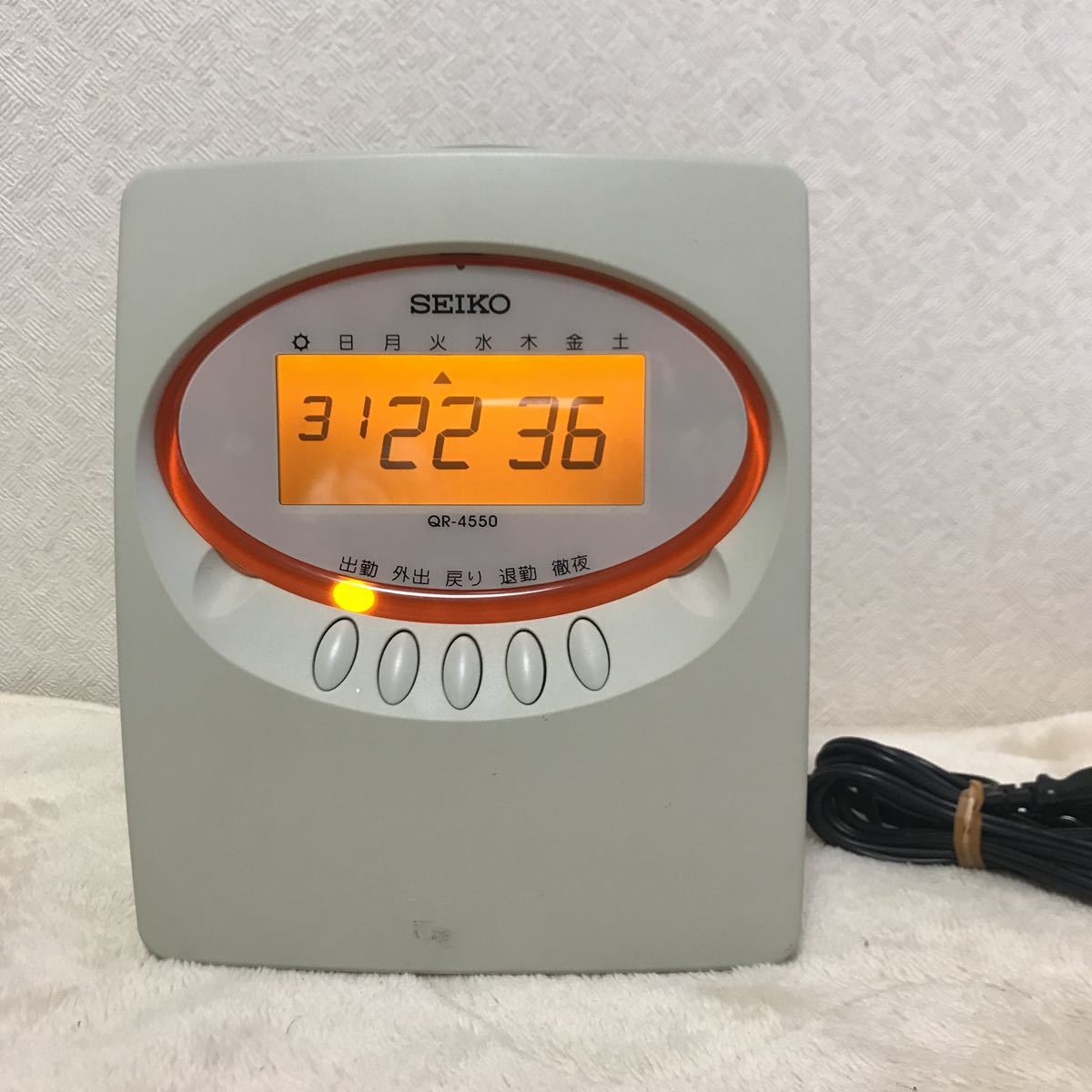 セイコー タイムレコーダー QR-4550 タイムレコーダー QR-4550 SEIKO