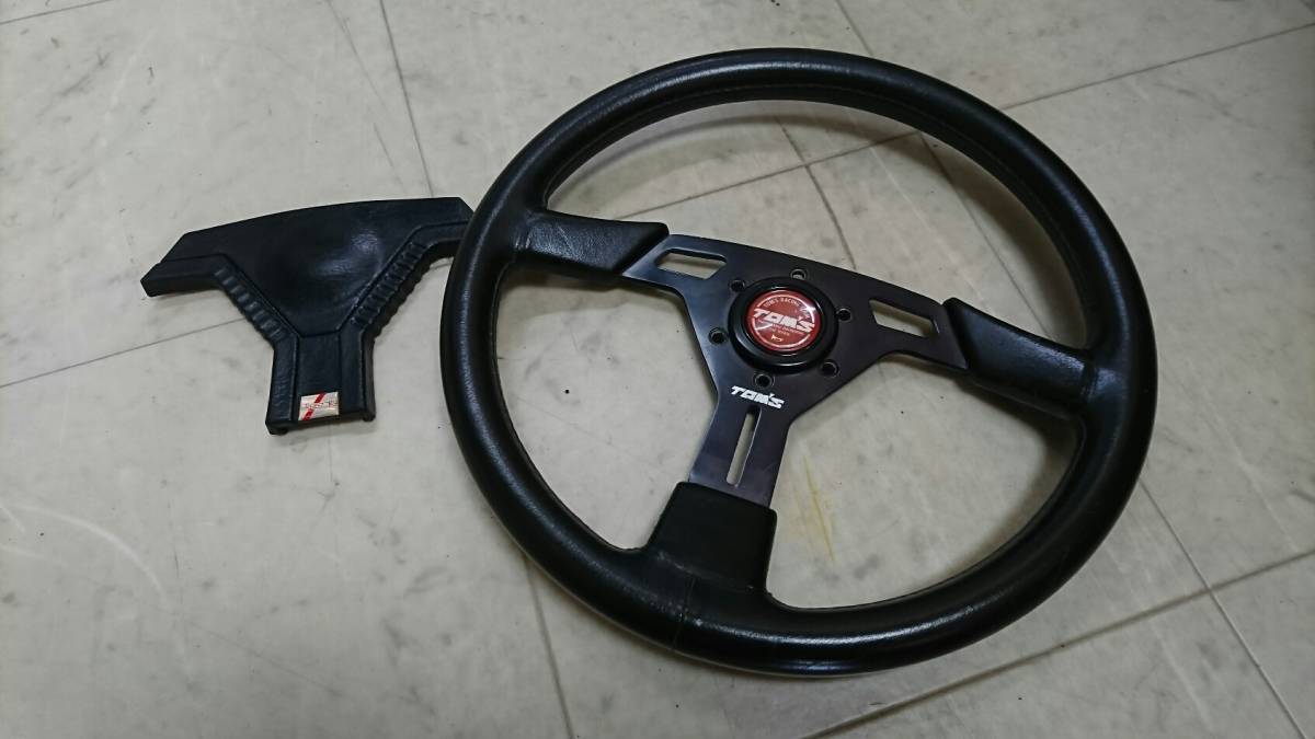 TOM'S トムス ステアリング 旧ロゴ ホーンボタン ハンドル ヴィンテージ