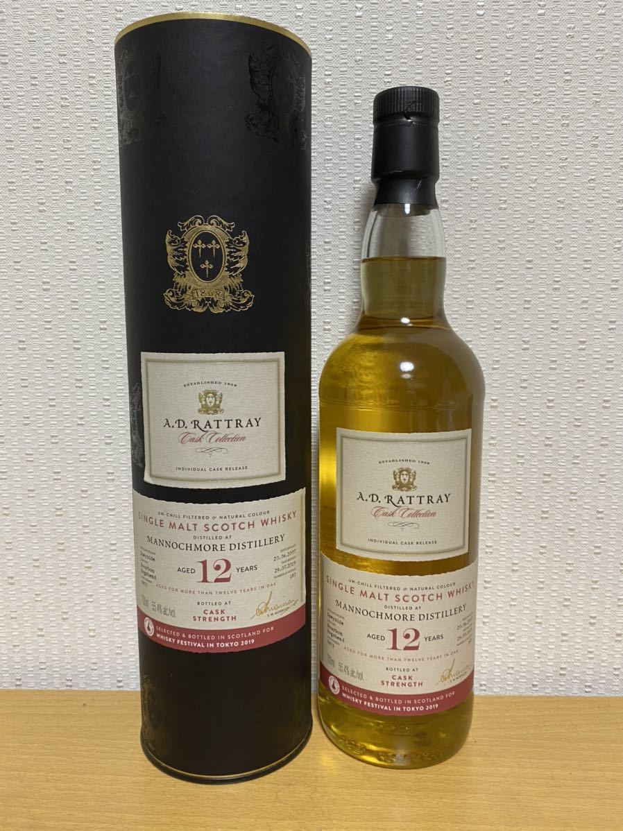 限定品】 マノックモア 12年 2007年 2019年東京ウイスキー