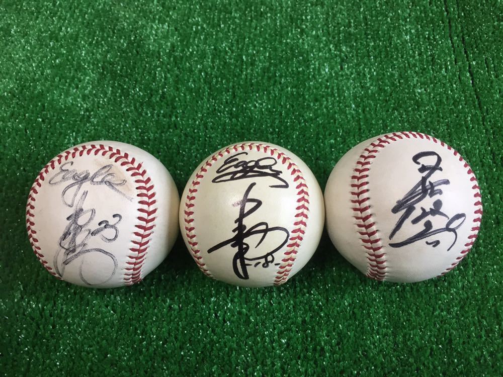 品質保証，定番人気 楽天イーグルス 田中将大 内村賢介 聖澤諒 直筆サインボール NPB公認球(記念ボール)｜売買されたオークション情報、yahooの商品情報をアーカイブ公開 - オークファン 記念ボール