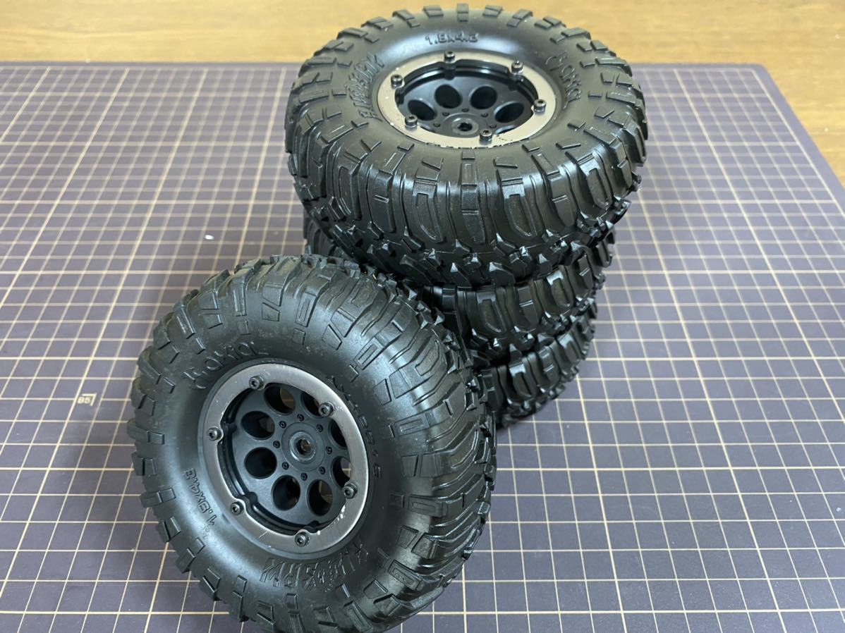 1.9インチラジコン用アルミビードロックホイール