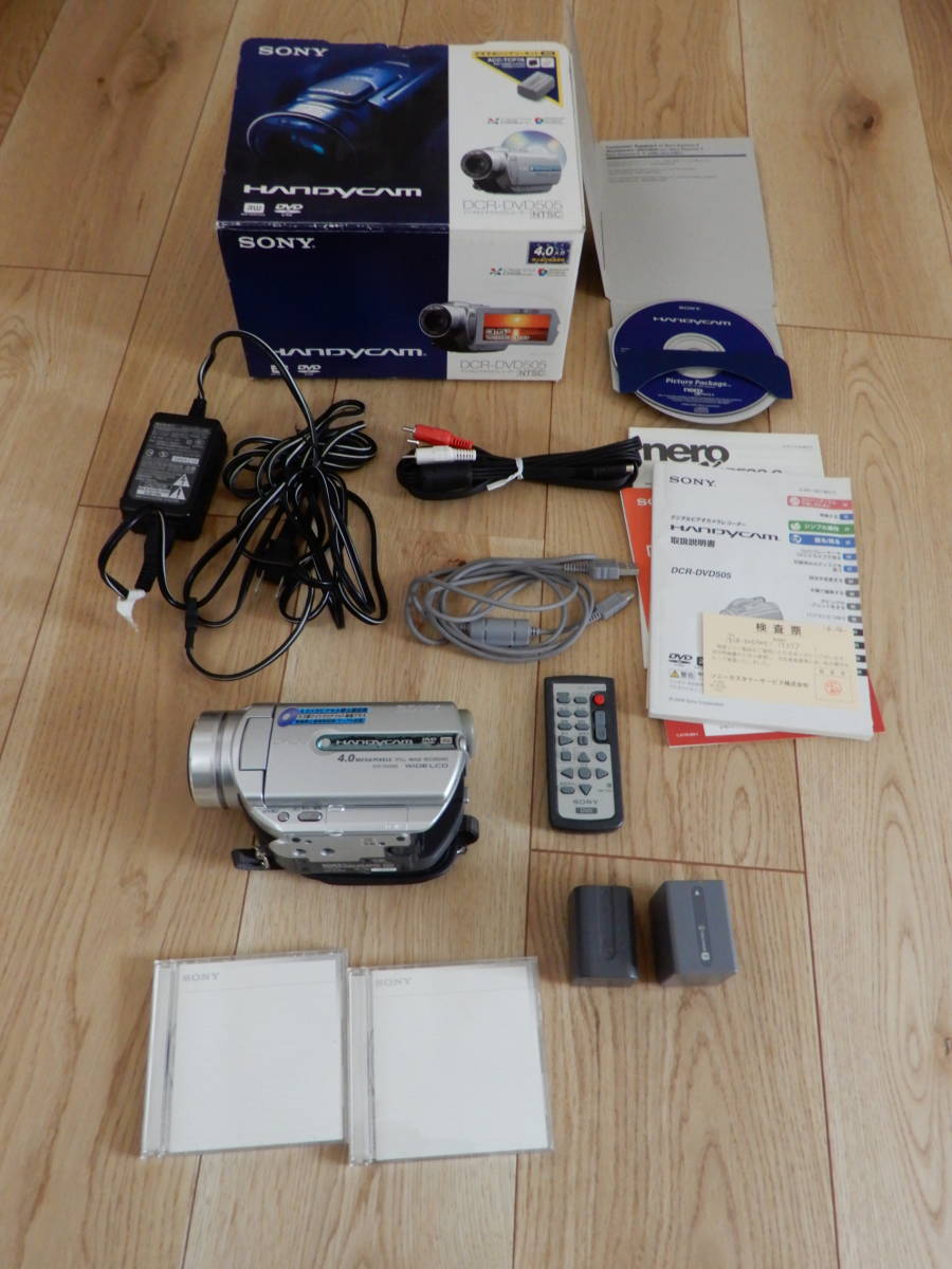 SONY　HANDYCAM　DCR-DVD505　動作確認済_2