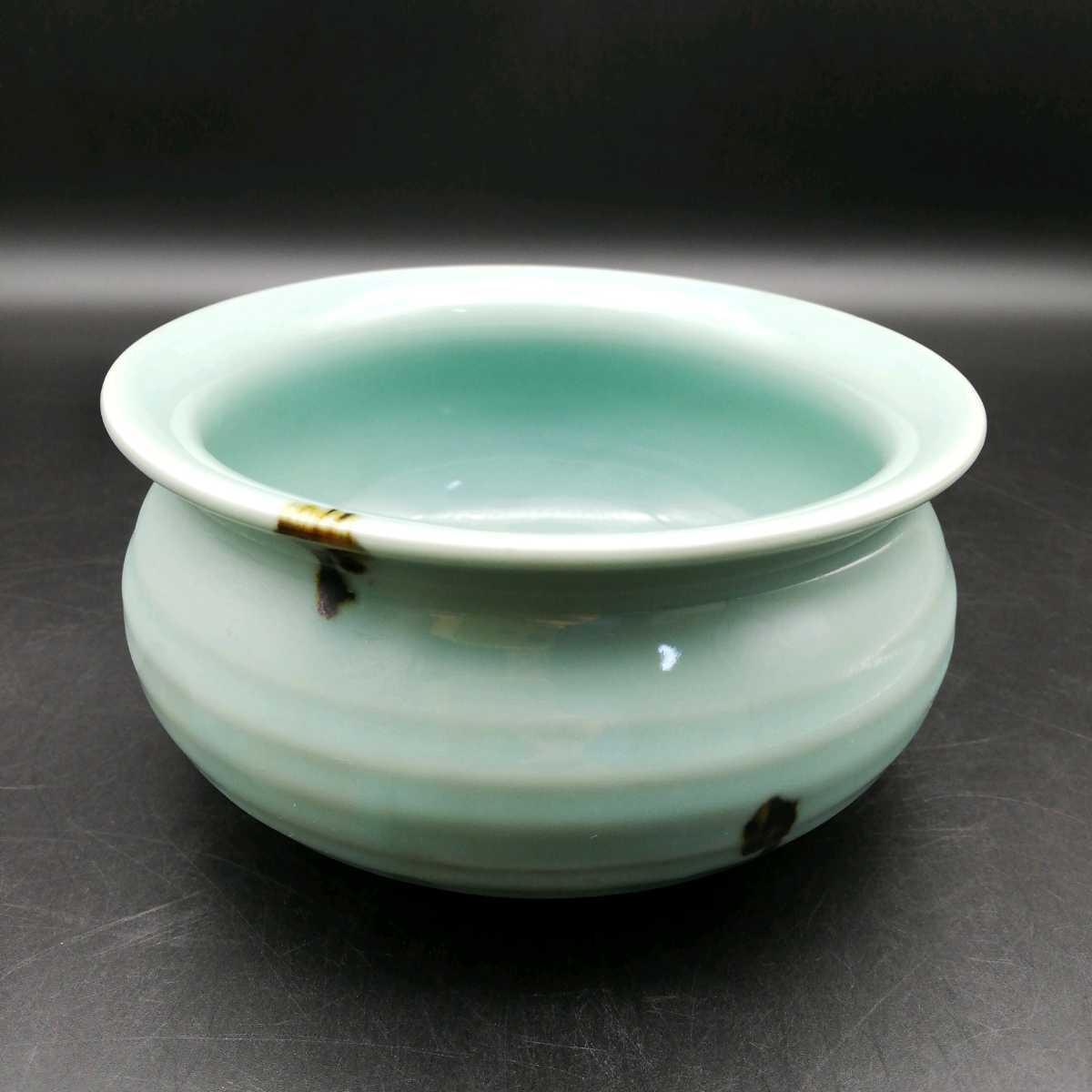 青磁 皆具 共箱 水指 建水 杓立 蓋置 茶道具 【k3849】 青磁 皆具 共箱 水指 建水 杓立 蓋置 茶道具 【k3849】 【公式】