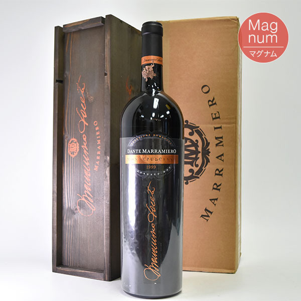 ★ダンテ マラミエーロ モンテプルチアーノ 1999年 ロッソ ＊木箱付 1500ml/マグナム イタリア Dante Marramiero d12