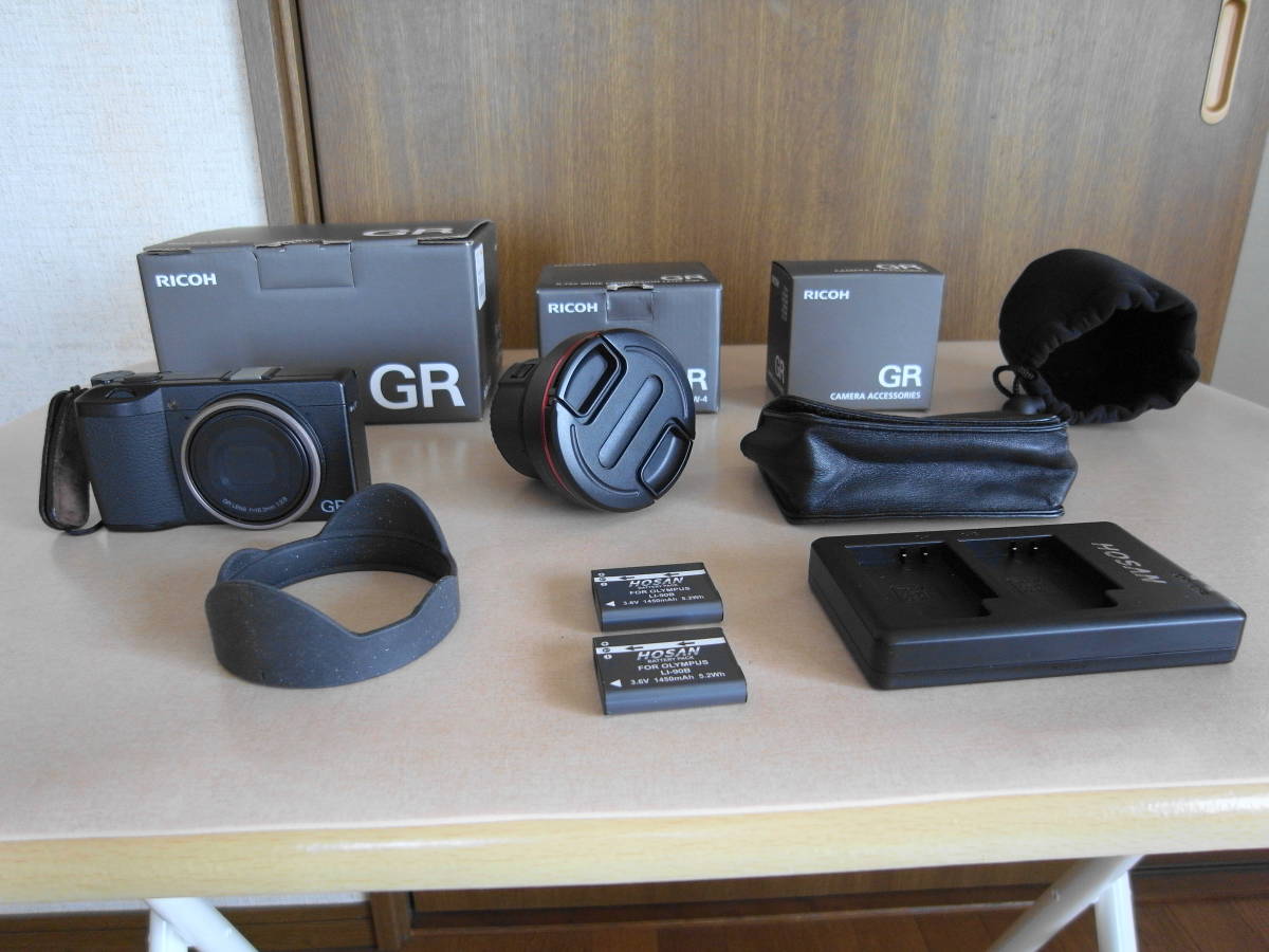 RICOH GRⅢ GR3 とワイドコンバーションレンズのセット☆付属品☆元箱 