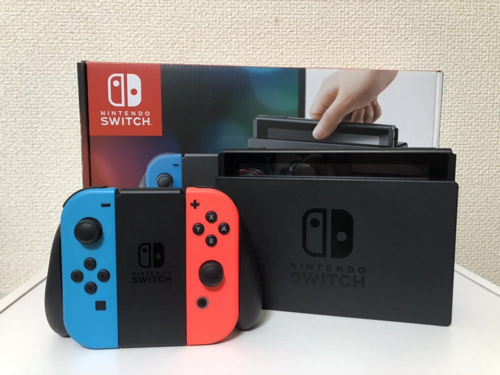 Nintendo Switch ニンテンドースイッチ本体 ネオンブルー ネオンレッド