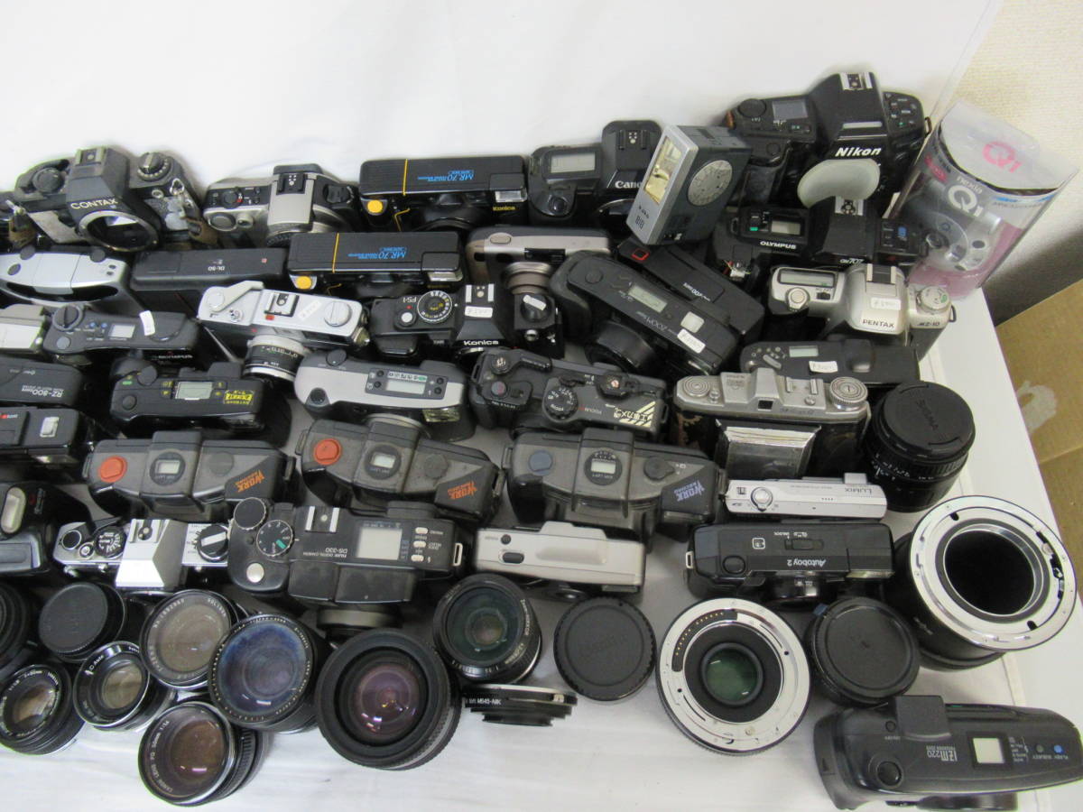 カメラ/レンズ/付属90個以上まとめ売り】⑪/Nikon/minolta/Canon他