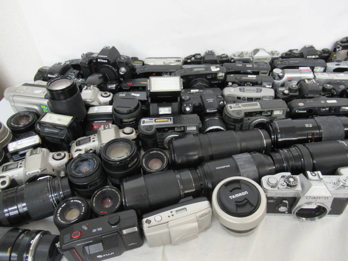 カメラ/レンズ/付属90個以上まとめ売り】⑪/Nikon/minolta/Canon他