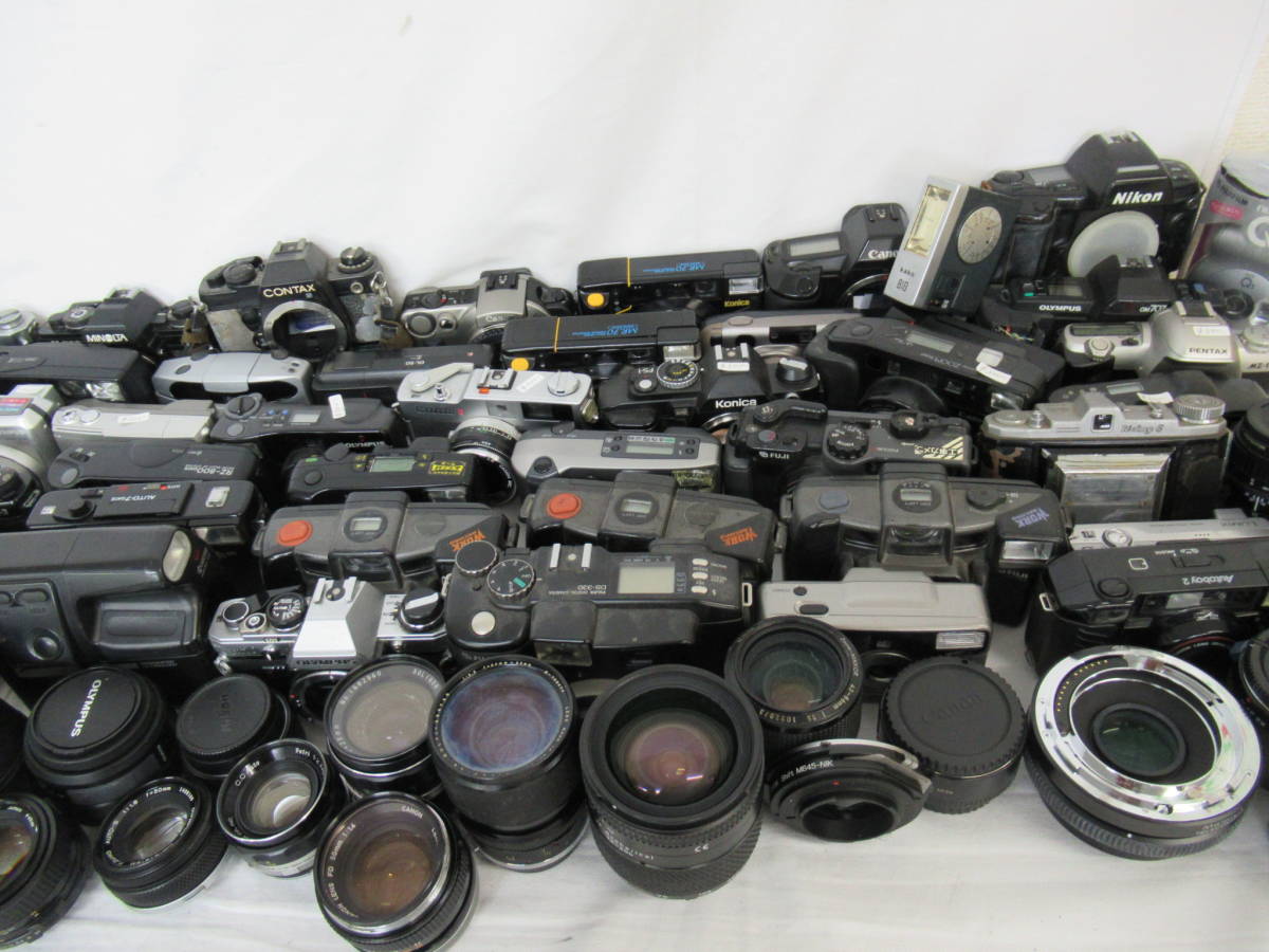 カメラ/レンズ/付属90個以上まとめ売り】⑪/Nikon/minolta/Canon他