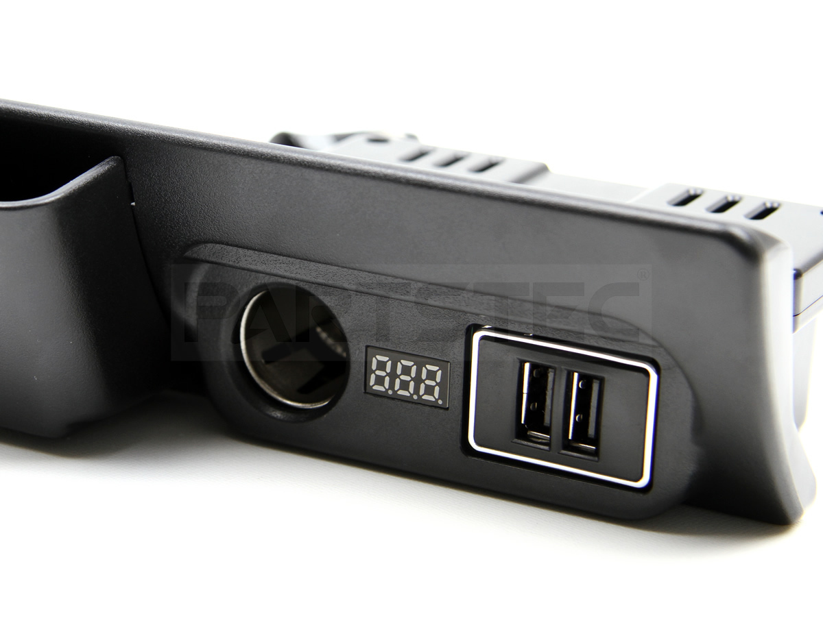 200系 レジアスエース 増設 電源 ユニット USB 2ポート LEDライト 電圧計 ポケット付 TRH200 TRH221 GDH201 TRH226 【説明動画有】/28-430 ハイエース : 増設電源ユニット ユニット | Type-Cトヨタ