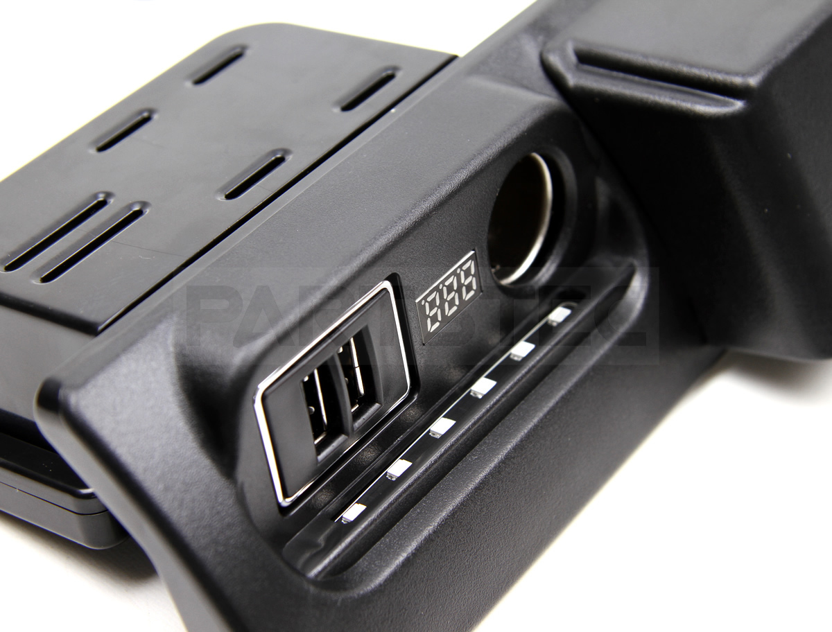200系 レジアスエース 増設 電源 ユニット USB 2ポート LEDライト 電圧計 ポケット付 TRH200 TRH221 GDH201 TRH226 【説明動画有】/28-430 ハイエース : 増設電源ユニット ユニット | Type-Cトヨタ