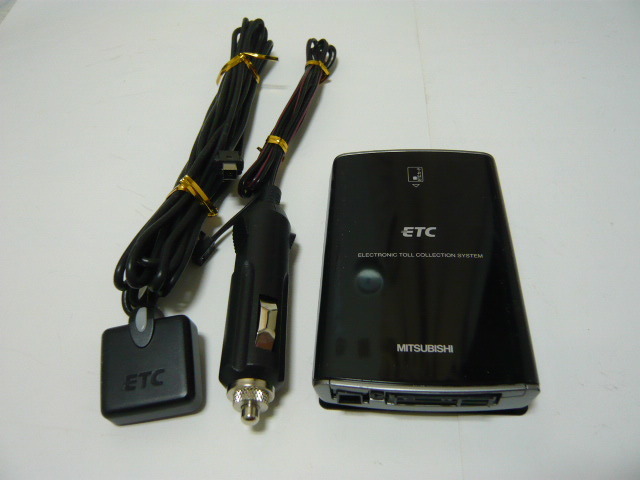 ○中古品○バイク用アンテナ一体型ETC MSC-BE21○通電⁄カード認識 MSC