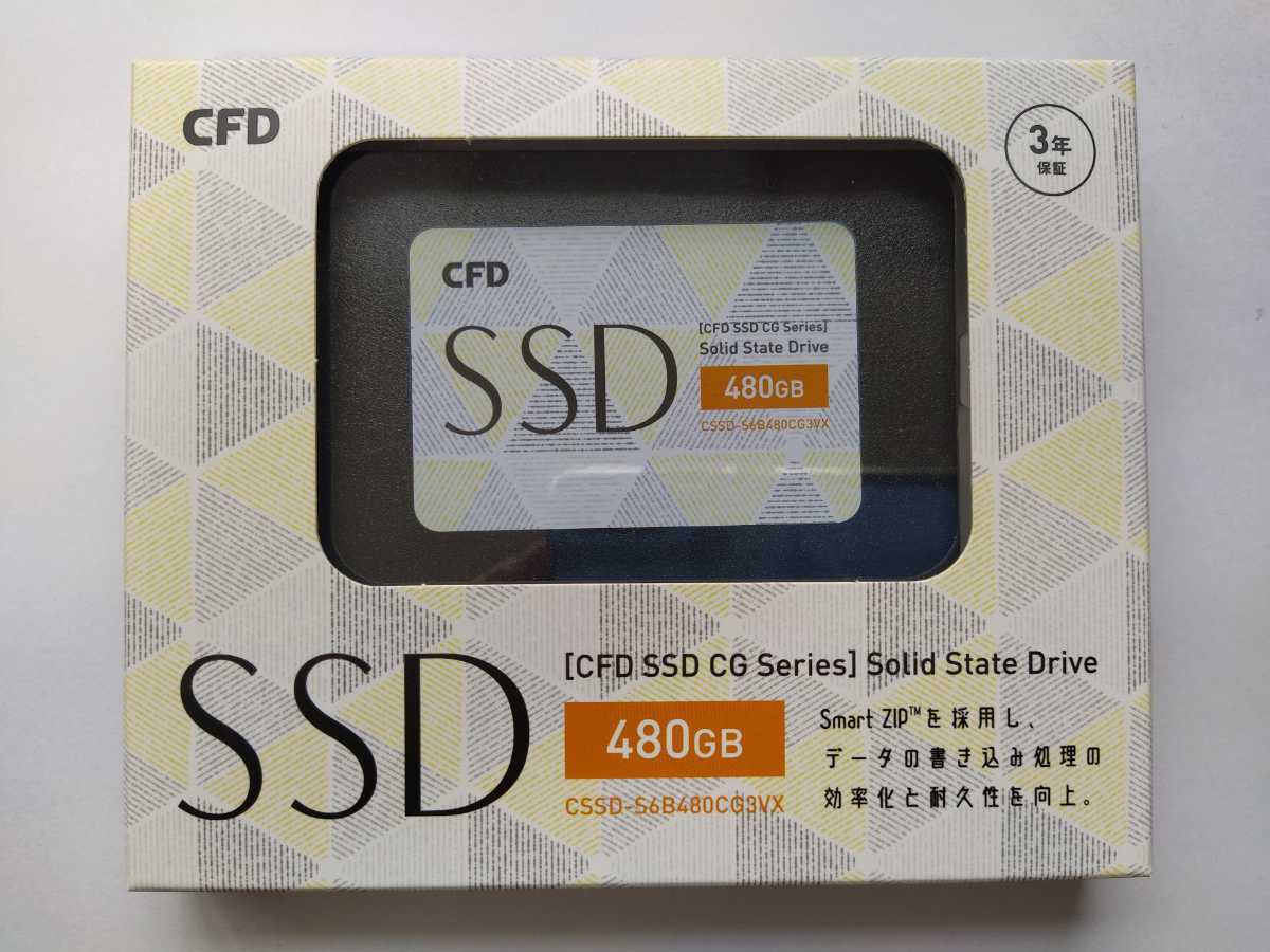 中古】CFD製 SSD 480GB CSSD-S6B480CG3VX 納品書あり 送料込 CFD販売