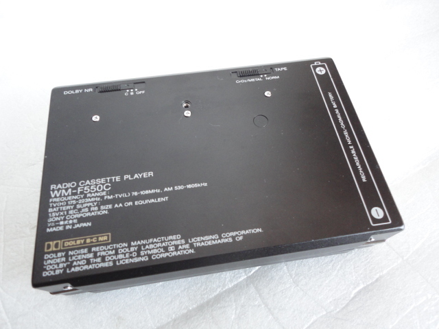 SONY WM-F550C ソニー カセットプレーヤー WALKMAN ウォークマン