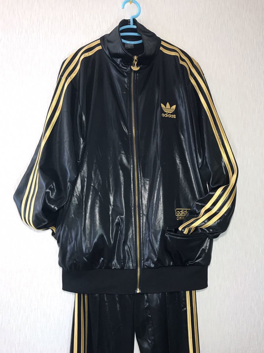  adidas CHILE62 セットアップジャージ 上下セット サイズ上下.ＸＬ(アディダス)｜売買されたオークション情報、yahooの商品情報をアーカイブ公開 - オークファン ジャージ