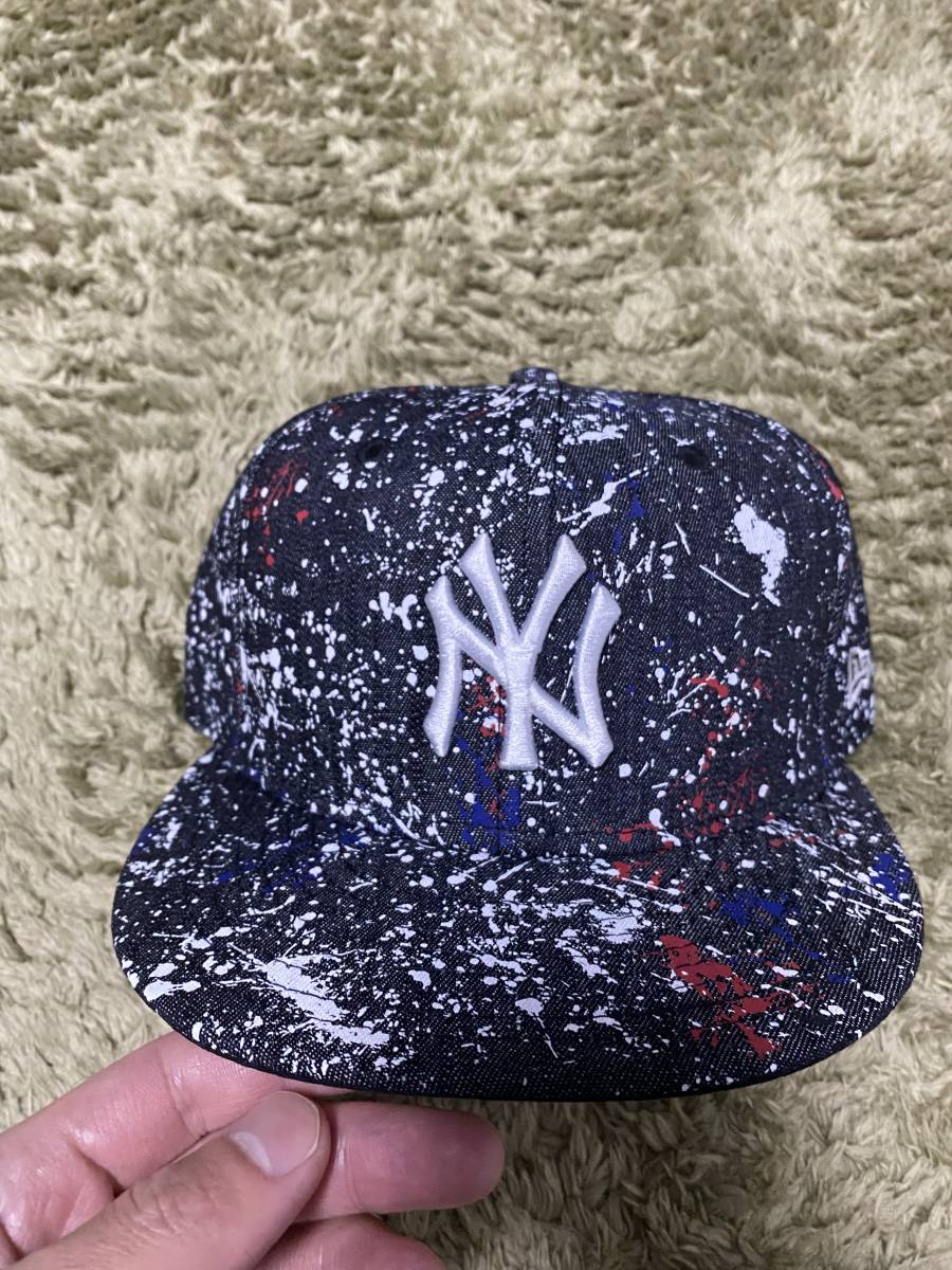 ニューエラ スプラッシュペイント ニューヨークヤンキース 73 4 61 5cm ニューエラ 売買されたオークション情報 Yahooの商品情報をアーカイブ公開 オークファン Aucfan Com