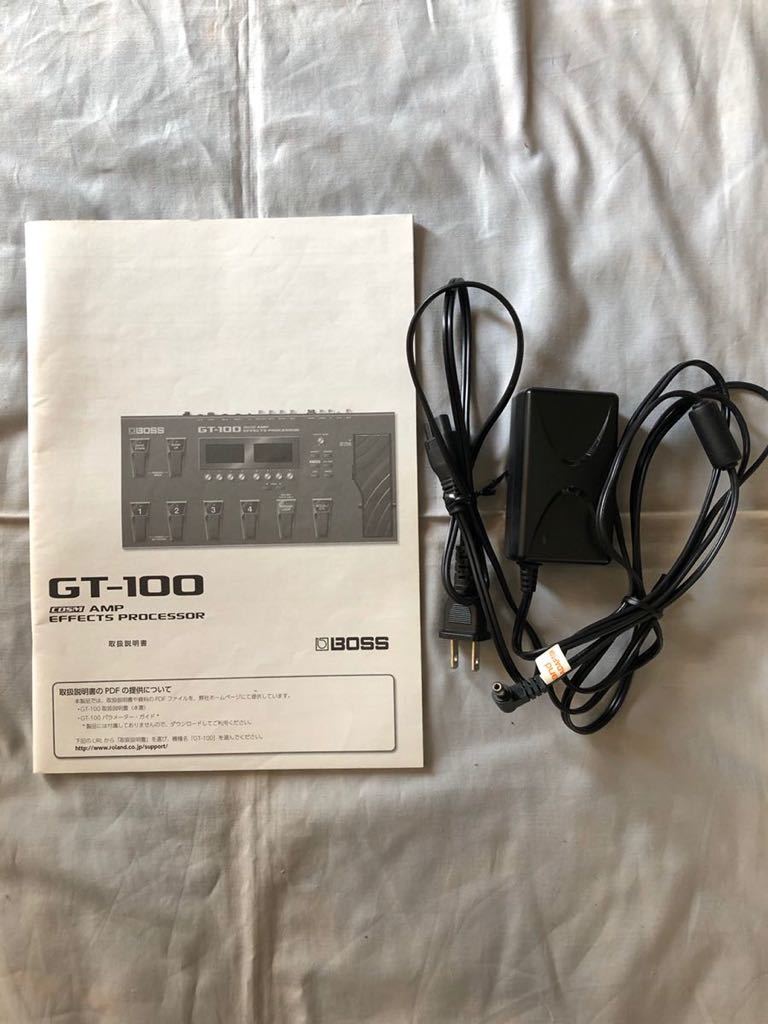 BOSS GT-100 Ver.2 ボス ギター マルチエフェクター ケース付き 月末