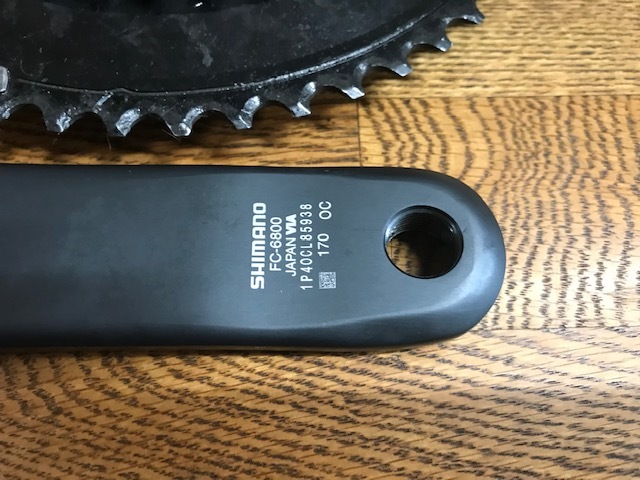 Ultegra Shimano FC-6800 170mm Crankset - ULTEGRA シマノ 0 1 SHIMANO クランクセット | Speed Crank (Drive