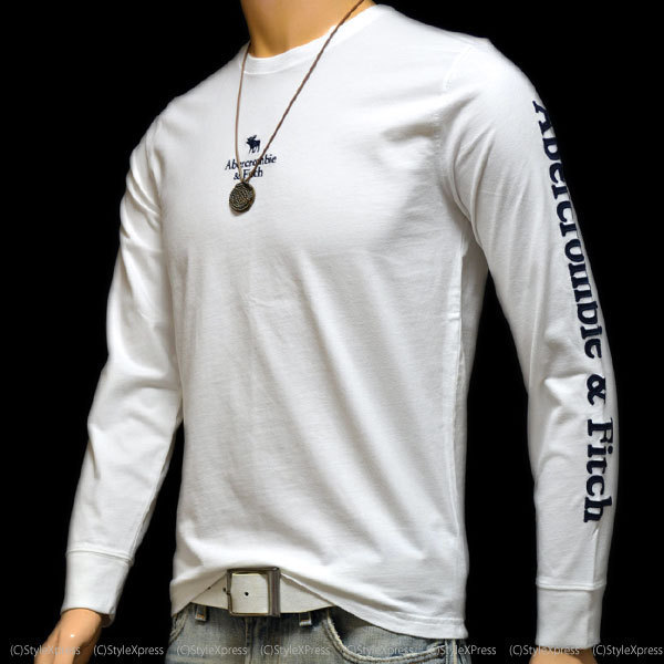 新作 アバクロンビー フィッチ 白 Xlサイズ 袖ロゴアップリケ ロンt ホワイト Abercrombie Fitch アバクロ 長袖tシャツ メンズ 正規品 長袖tシャツ 売買されたオークション情報 Yahooの商品情報をアーカイブ公開 オークファン Aucfan Com