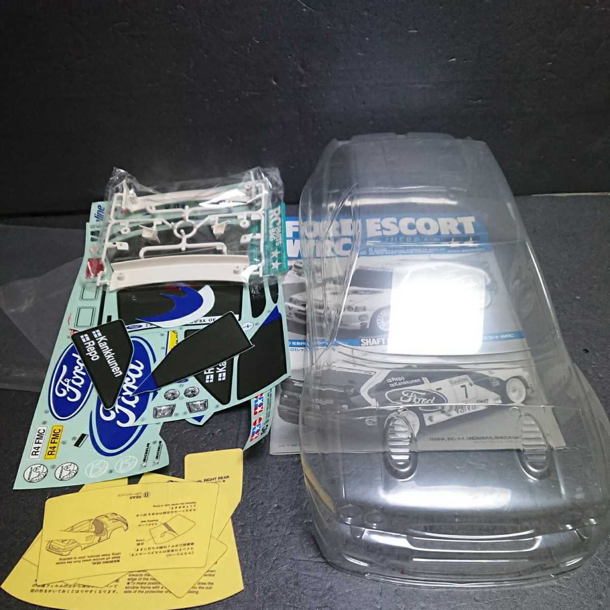 1円～ タミヤ 1/10 電動RCカー フォード エスコートWRC スペアボディ