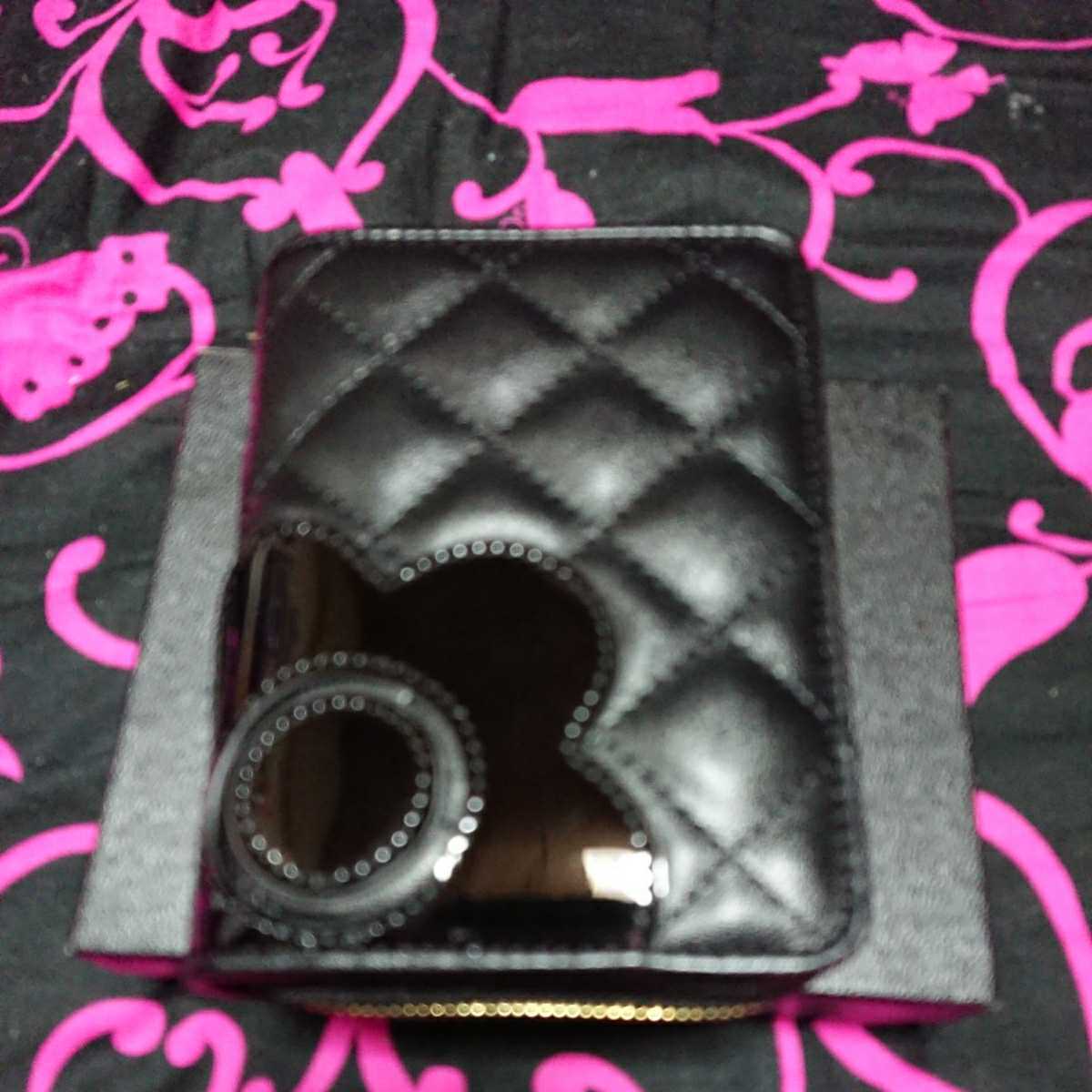 MARY QUANT マリークワント 極美品 黒 結構入るのに薄くて最高 
