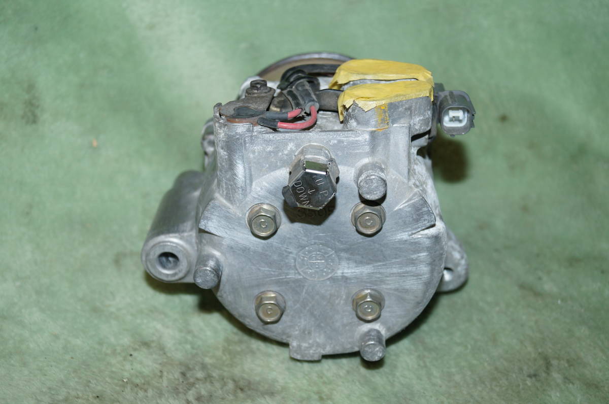 車 2個PP1 ビート エアコンコンプレッサー リビルトマグネットコイル
