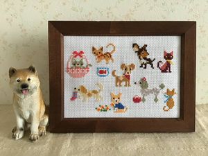 クロスステッチ 完成品のYahoo!オークション(旧ヤフオク!)の相場・価格