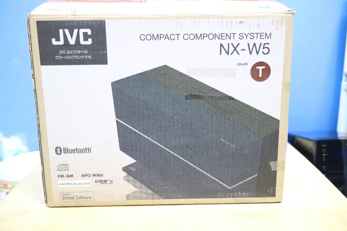 JVC コンポ NX-W5-T [ダークウッド] JVCケンウッド コンパクト