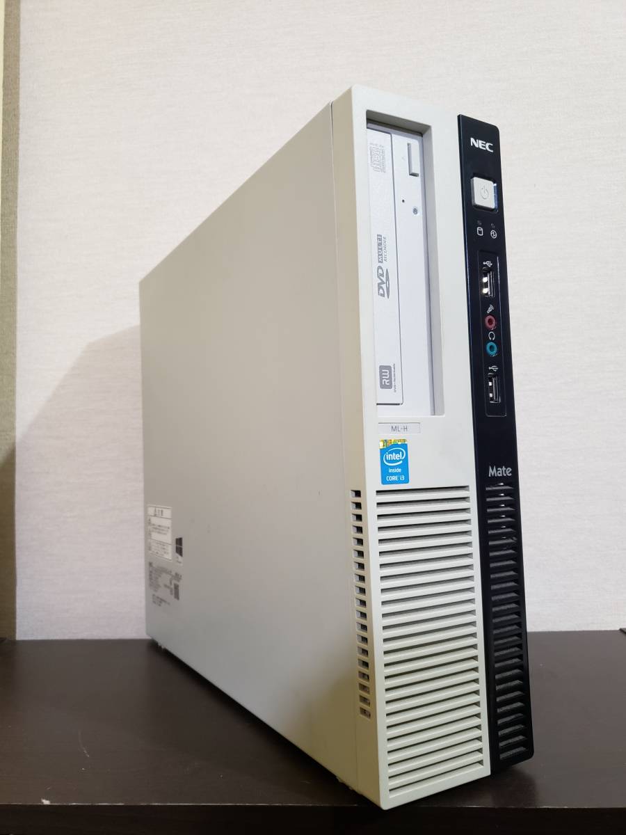 買取 古い NEC MATE ML Win10Pro i3-4130 メモリ4GB 500GB MK34L/L-H