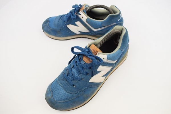 人気，送料無料 new balance ML574UT 27.5/青&times;白 スエード&times;メッシュ/ランニングシューズ/ローカット/衝撃吸収 D-207(27.5cm)｜売買されたオークション情報、yahooの商品情報をアーカイブ公開 - オークファン 27.5cm