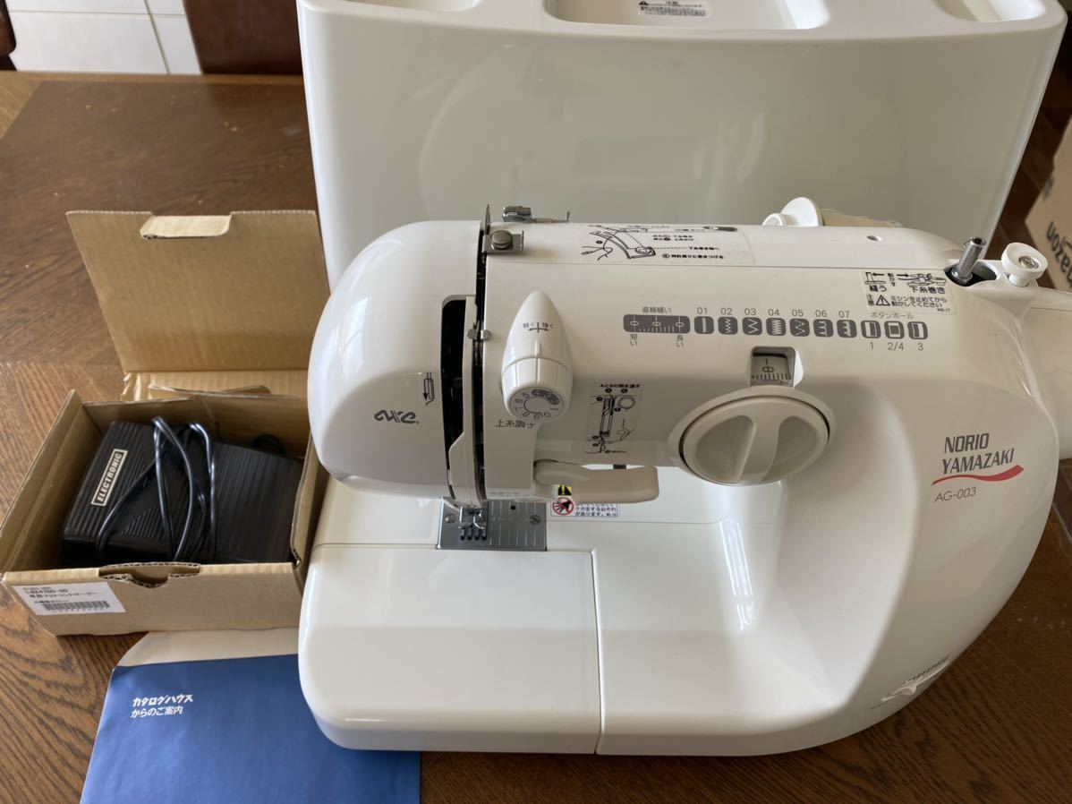 山崎範夫 電子ミシン AG-003 アックス ヤマザキ 中古 裁縫 AG-003