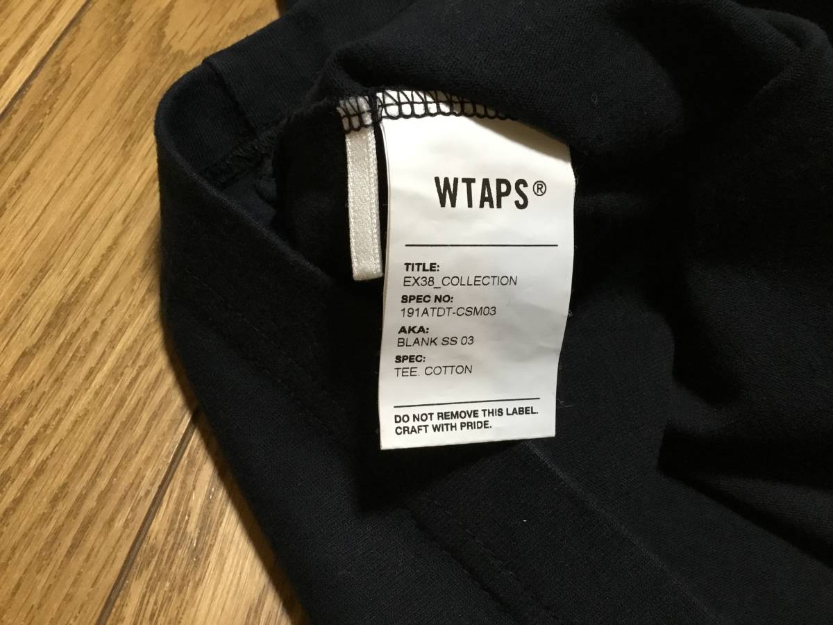 WTAPS 2019 SS BLANK SS 03 TEE サイズ S BLACK x01 DESIGN JUNGLE GPS