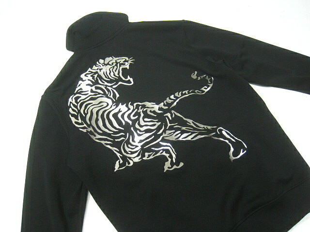 トラックジャケット Tiger Onitsuka オニツカタイガー 虎 XL ブラック 刺繍 未使用級オニツカタイガー by emblemの通販 jacket track rare - 完売
