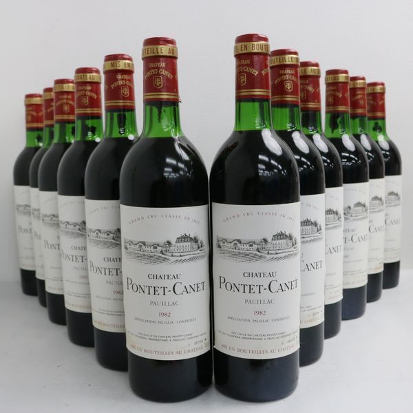 ☆12本セット/CHATEAU PONTET CANET（シャトーポンテカネ）1982 750ml ※澱あり・ラベル汚れ T9J2126 シャトー・ポンテ・カネ ポンテ シャトー 750ml 1円～ ポンテカネ」の人気商品一覧・価格比較