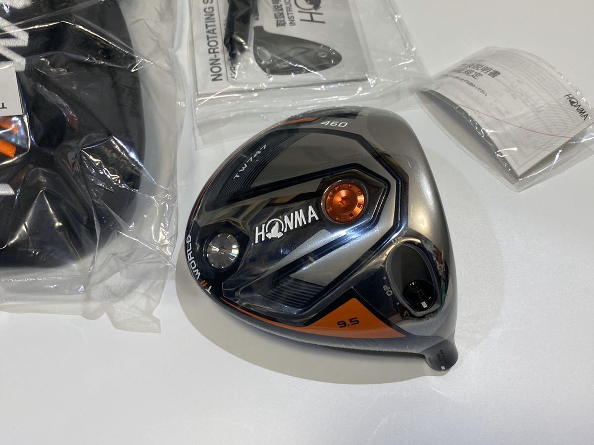 新品即抜き ホンマ ツアーワールド TW747 460 9.5° ドライバー ヘッド