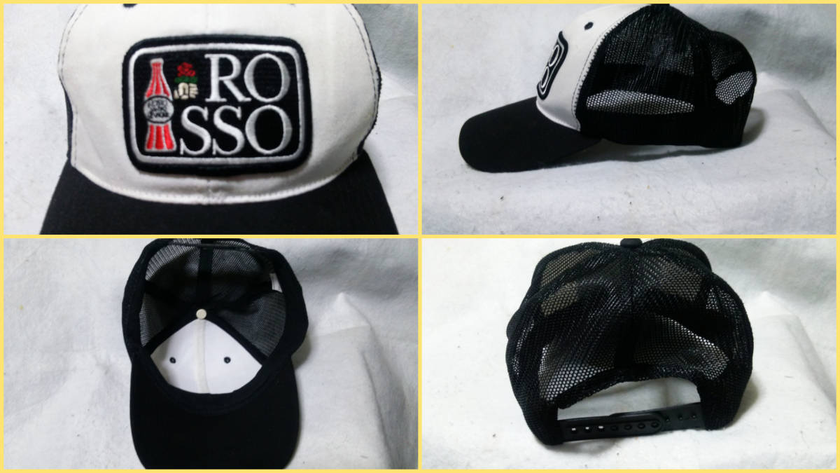⁄ ROSSO rosso ロッソ cap CAP キャップ - 照井利幸 希少 レア 