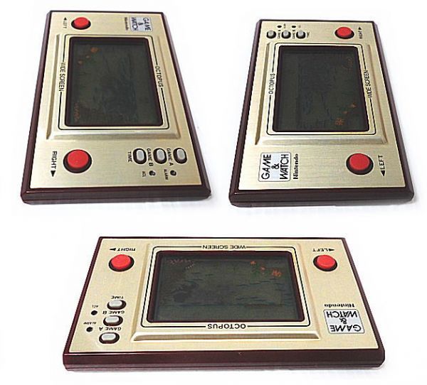□M18 GAME&WATCH ゲームウォッチ OCTOPUS オクトパス 動作品 USED
