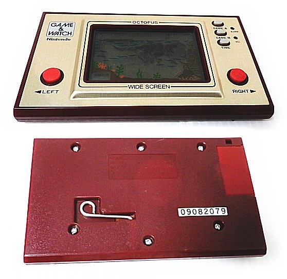 □M18 GAME&WATCH ゲームウォッチ OCTOPUS オクトパス 動作品 USED