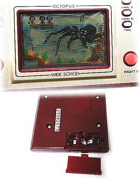 □M18 GAME&WATCH ゲームウォッチ OCTOPUS オクトパス 動作品 USED