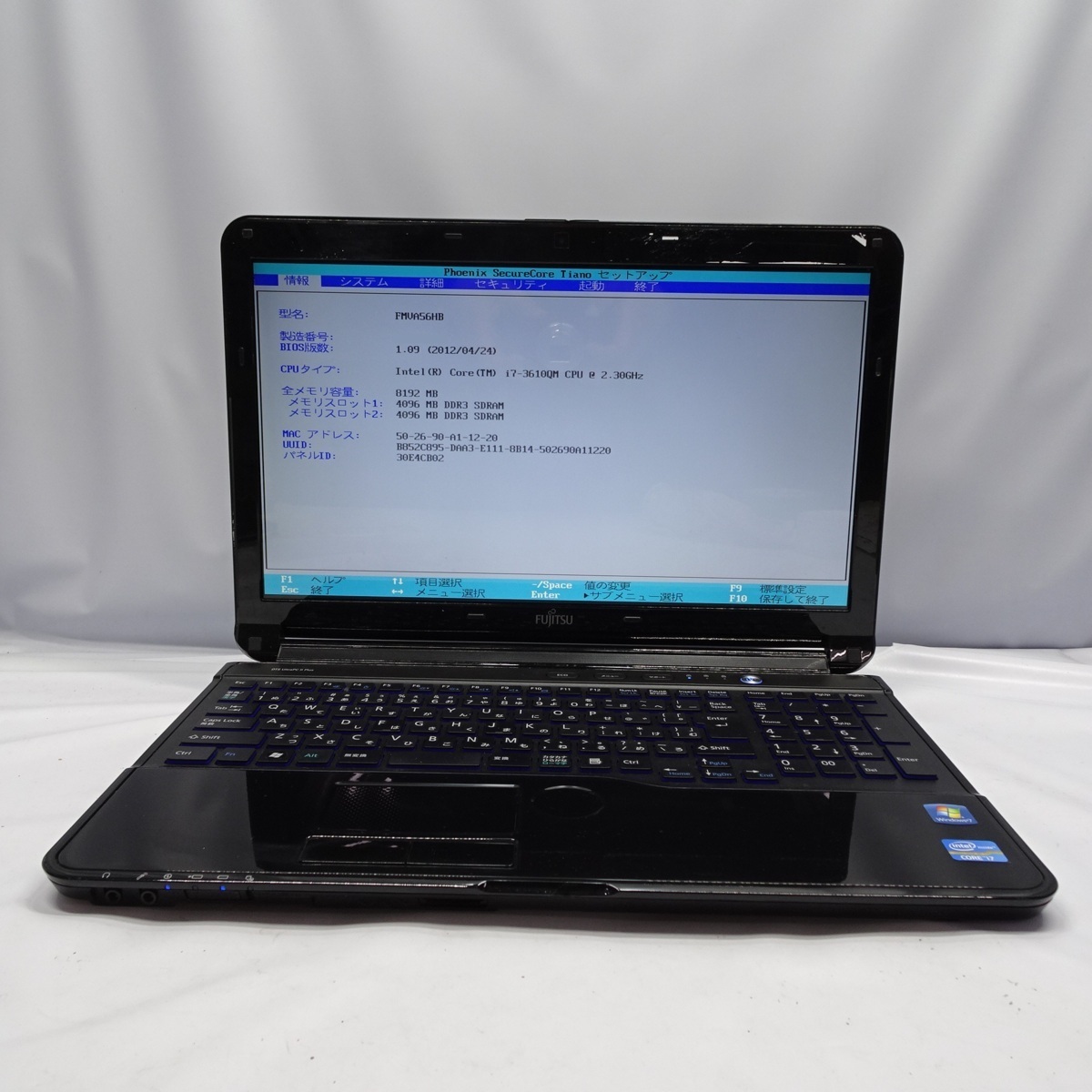  1円 富士通 LIFEBOOK AH56/H Core i7-3610QM 2.3GHz/8G/750GB/Blu-ray/15インチ/OS無/動作未確認/AC無 栃木出荷(15インチ～)｜売買されたオークション情報、yahooの商品情報をアーカイブ公開 - オークファン 富士通