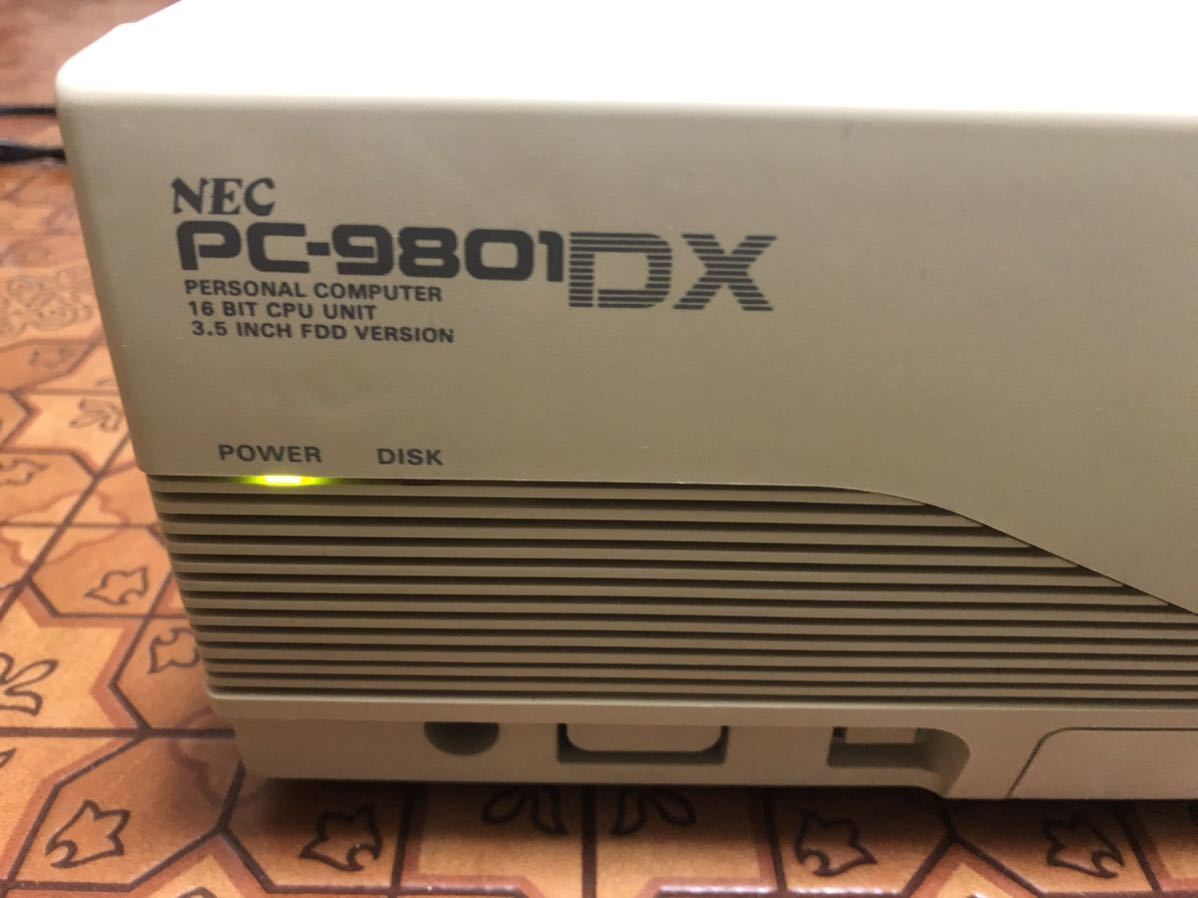 NEC PC-9801DX/U2 通電確認済み 元箱付き 付属品付き レトロpc NEC -