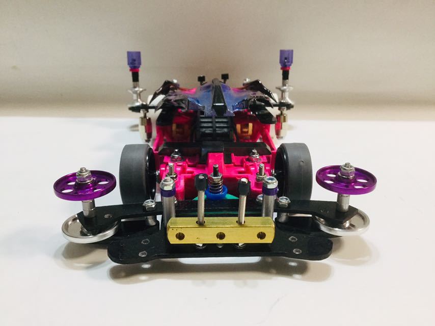 1円スタート ミニ四駆 完成品 スラダン タミヤ MSフレキ アンカー 提灯