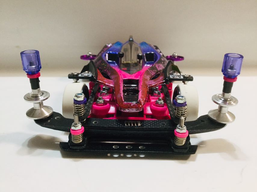 1円スタート ミニ四駆 完成品 スラダン タミヤ MSフレキ アンカー 提灯