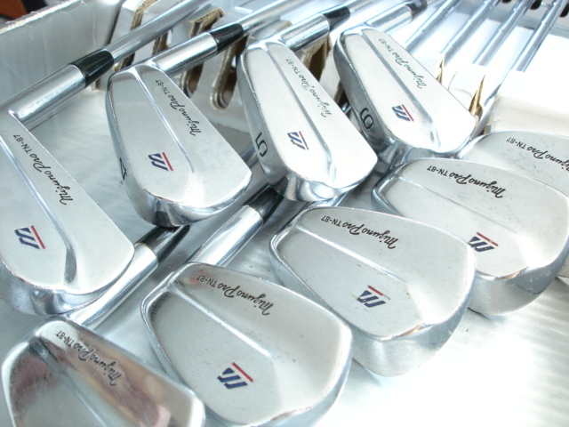 【爆買い，人気SALE】 中島常幸監修 Mizuno Pro TN-87 FORGED 9本組(ミズノ)｜売買されたオークション情報、yahooの商品情報をアーカイブ公開 - オークファン 男性右きき用