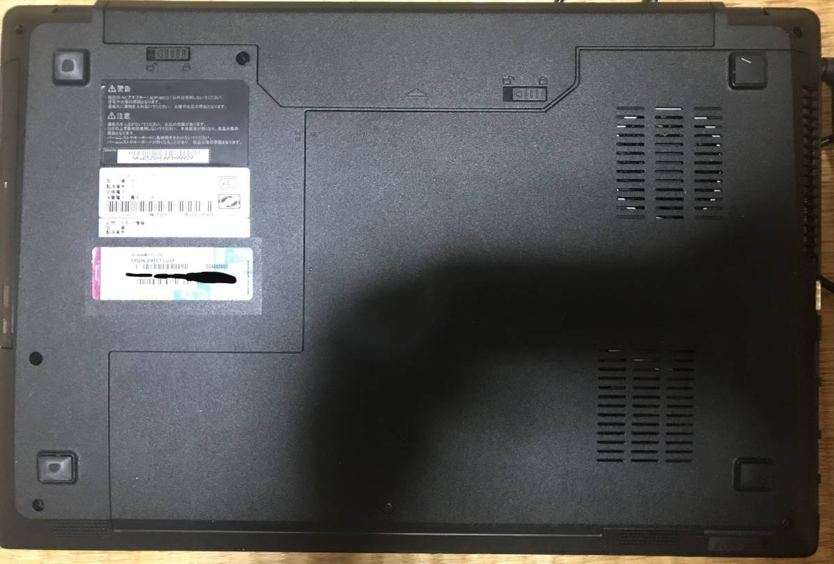 EPSON Endeavor NJ5900E Core i7-4700MQ 2.4GHz 4コア8スレ 4GB 250GB