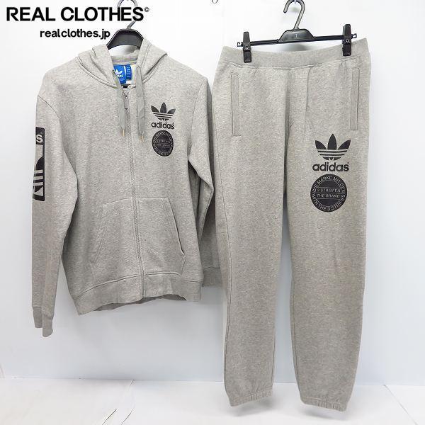 全国無料，限定SALE adidas originals/アディダスオリジナルス グラフィック フルジップ パーカー/パンツ セットアップ size:0 /080(アディダス)｜売買されたオークション情報、yahooの商品情報をアーカイブ公開 - オー ジャージ