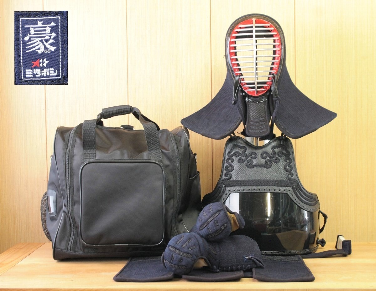 お買い得，100%新品 h9186◇防具一式◇6mmミシングノメ刺◇中高生や 