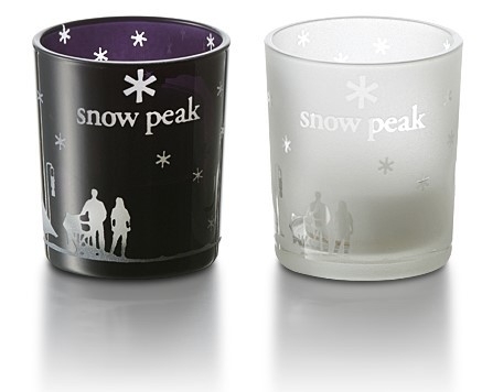 スノーピーク　peakフロストキャンドルホルダー　非売品 希少・非売品】snow peak フロストキャンドルホルダー ブラック