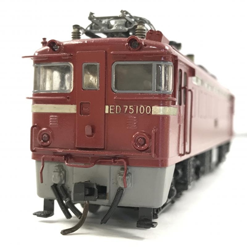 1-124 HOゲージ ED75 電気機関車 鉄道模型 別箱 skch(機関車)｜売買されたオークション情報、yahooの商品情報をアーカイブ ...