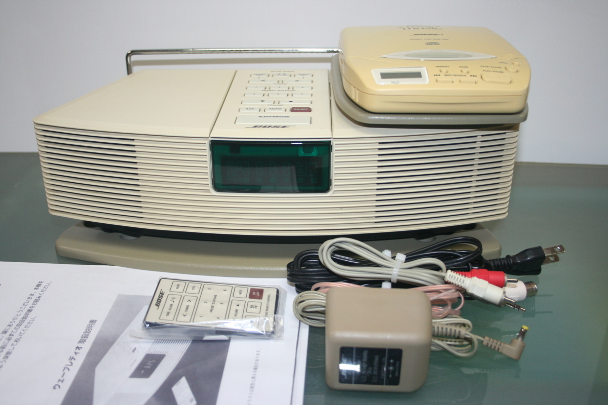 本物保証，100%新品 YS-2 名機 BOSE ボーズ ウェーブラジオ AWR1-0W WAVE RADIO 純正リモコン&FMアンテナ付属 バックライト良好 東京発 ②(スピーカー本体)｜売買されたオークション情報、yahooの商品情報をアーカイブ BOSE
